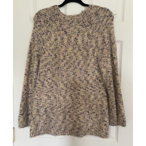 NWOT Lou & Grey Multicolored Fuzzy Sweater - Size S - Picture 2 of 4